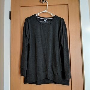 Dark grey sweatshirt